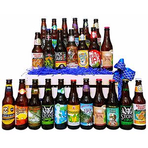 Craft Beer Gift Basket, Cheers For Beers Gift Box For Him