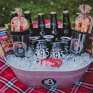 Large Beer Gift Basket in a Tub from The Bro Basket